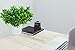 Artificial Plants,2Pcs Fake Plastic Rose Leaves Bushes Faux Shrubs Arrangements For Outdoor Indoor Home Garden Office Verandah Decor Green by Senjie