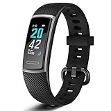 Letsfit Fitness Tracker, Activity Tracker with Heart Rate Monitor, Pedometer Watch with Sleep Monitor, Step Calorie Counter, Smart Bracelet for Women and Men