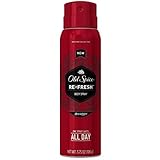 Old Spice Re-Fresh Body Spray, Swagger 3.75 oz (Pack of 5)