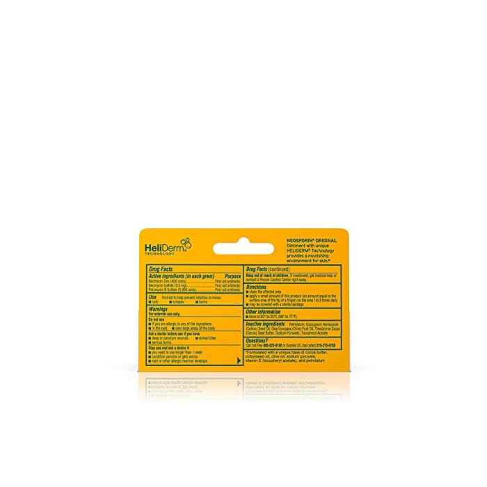 Neosporin Original First Aid Antibiotic Ointment with Bacitracin Zinc