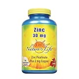 Nature's Life Zinc Picolinate Capsules, 30 Mg, 250 Count