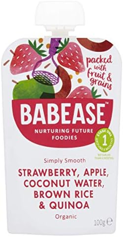 Babease Organic Strawberry, Apple & Coconut Water (100g)