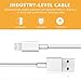 iPhone Charger, Everdigi Lightning Cable 8 Pin iPhone Charging Cable Cord Compatible with 3FT 3FT 3FT 6FT 10FT iPhone X 8 8Plus 7 7Plus 6s 6sPlus 6 6Plus SE 5 5s 5c iPad iPod & More (white, 5pack)