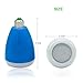 LED Light Bulb,Wireless Bluetooth Dimmable Liamp Bulb Speaker, E27 Base RGB Multicolor Changing LED Music Smart Bulb Lamp for iPhone, iPad and Android Phone.(Blue)