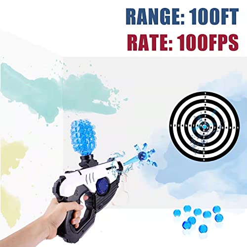 EMERBU Splatter Gel Ball Blaster Tracer with 5000 Gel Beads, Backyard