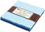 Robert Kaufman CHS-351-42 42 Piece Squares Kona Cotton Sky Gazer Fabric, 5
