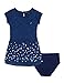 Nautica Girls' Indigo Knit Babydoll Dress