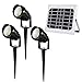 CLY Upgrade Solar Spotlights LED Solar Landscape Lights 3 in 1 Solar Spot Lights Outdoor Bright IP66 Waterproof Solar Powered Lights Wall Lights Security Lighting for Garden Yard Walkway(Warm White)