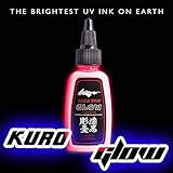 Kuro Sumi Tattoo Ink, Glow Red, 1 Ounce
