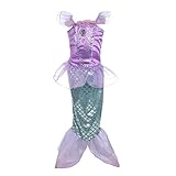Dressy Daisy Girls' Princess Mermaid Fairy Tales Costume Cosplay Fancy Dress Party Outfit Size 8