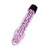 Crystal Prickly Shock AV Barbed Spike Vibrator Stick Rod for Women, MLSice Female Vaginal Stimulator Masturbation Massage Stroker Magic Wand Clitoral G Spot Dildo Vibrators - Pink