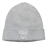 Adult Skull Cap Beanie Rock Paper Scissors Knitted