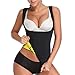 HOPLYNN Neoprene Sauna Waist Trainer Corset Vest For Weight Loss, Hot Body Shaper Slimming Vest For Women Black/XL
