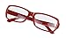 TOKYO-T Grell Sutcliff Costume Glasses Cosplay Red Thick for Men/Women