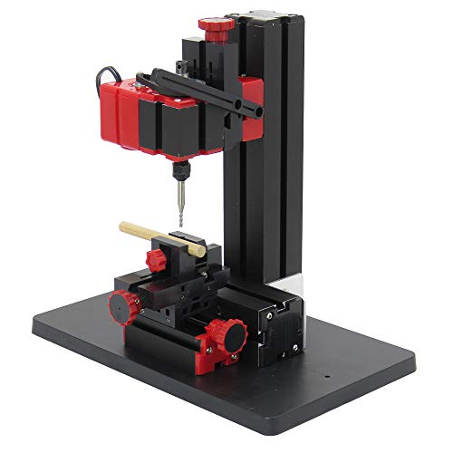 Mini Multipurpose Lathe Machine 6 In 1 Jigsaw Milling Lathe Drilling Machine DIY Tool Kit Wood Metal Lathe Milling Drilling