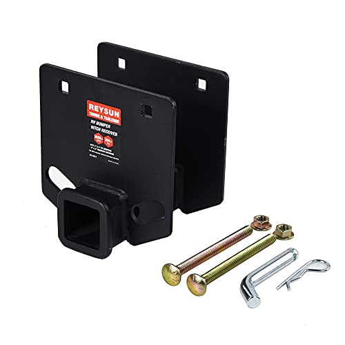 REYSUN Trailer Hitch 863803 RV Bumper Hitch Receiver Adapter, 2 inch