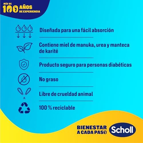 PediMask, Mascarilla para Pies Suaves con Miel de Manuka, Urea y Karité, Hidratación Profunda, Calcetines para Pies con Callos, Durezas y Grietas, Embalaje y Mascarilla Reciclables, 4 Pz