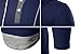 Men's Hooded Shirts Casual Long Sleeve T Shirt Hoodies Dark Grey M