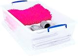 Really Useful Box Nestable 43 Litre Clear Storage Box Pack of 3 Brand view 2