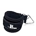 Pair of Premium Quality Ankle Strap For Kickback Cable Machines Best Ankle Cuff For Leg Workout Equipment - Cuffs For Leg Exercise And Workout Machine - Ideal Ankle Cable Strap For Men And Women Black