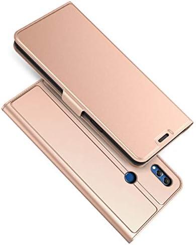 EASYCOB Phone Case Compatible for Huawei Honor 8X Max [Premium Leather] Magnetic Closure Wallet Card Flip Kickstand Case Cover for Huawei Honor 8X Max Rose Gold