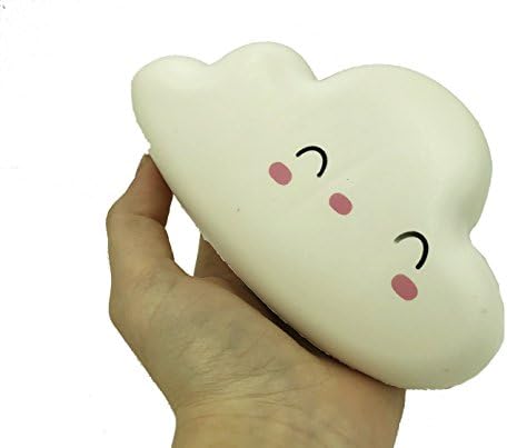 Jumbo Slow Rising Squishies – This Cute White Cloud is Scented. Perfect Toy for Stress Relief and Fun for both Kids and Adults!