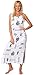 Ingear Cotton Dress Long Casual Beach Summer Tank Print Tee Cover Up Plus Size