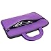 Evecase Acer Chromebook 11.6-Inch CB3-111-C670 Neoprene Sleeve Pouch Case with Handle For Acer Chromebook 11 C670 / C720 / C710 / Acer Chromebook R11 Convertible Laptop PC - Purple