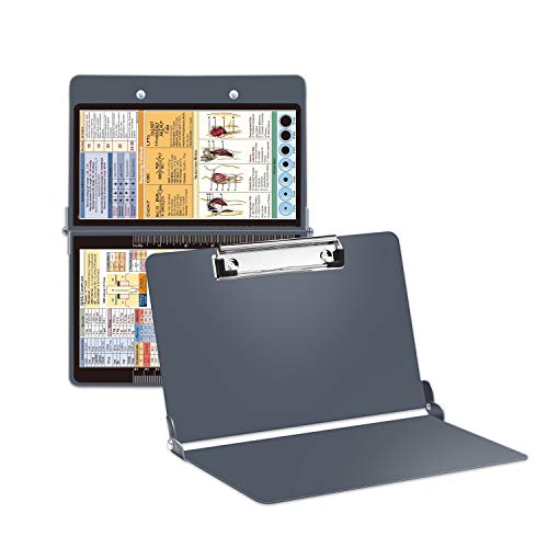 Nursing Clipboard Grey Mini Metal Clipboard with Generous Storage