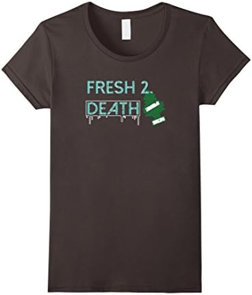 Womens Fresh 2 Death Island Green T-Shirt Air Freshener Large Asphalt