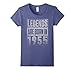 Womens Legends Born In 1955 Straight Outta Gift For 63 Years Old Medium Heather Blue