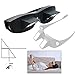 Enshey Horizontal Lazy Glasses High Definition Prism Periscope Eyeglasses Spectacles universal myopia or Presbyopia Usable Lie Down for Reading and Watching TV in bed Unisex
