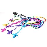 12pcs Handmade Rosary Cross Bracelets, Pulseras Decenarios by BriannaBeads- DB10