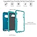 FOGEEK Compatible with Samsung Galaxy S10e Case, Protective Cover, Full Protection Rugged Case [Support Wireless Charging][Dust-Proof] for Galaxy S10e [5.8 inch] 2019 (Tea Blue/Light Blue)