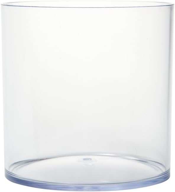 Clear Plastic Cylinder (15cm) Amazon.co.uk Kitchen & Home