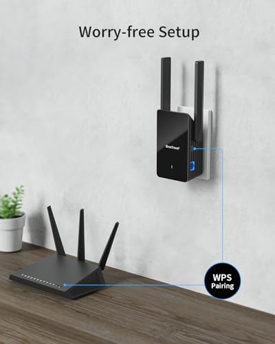 BrosTrend AX1500 WiFi 6 Universal WiFi to Ethernet Adapter with RJ45 Gigabit Port, Dual Band Wi-Fi Bridge for PC, Printer, Smart TV, Blu-Ray Player, PlayStation, DVR, etc, Wireless to Wired Convert