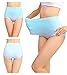 Hcaixing Womens High Waisted Cotton Briefs Underwear Tummy Control C-Section Recovery Soft Stretch Panties (as1, alpha, l, regular, regular, color a)