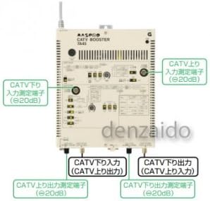 Amazon マスプロ Catvブースター 45db型 7a45 マスプロ電工 アンテナブースター