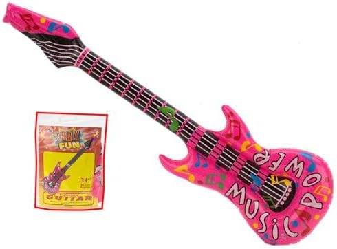 Inflatable 34 Music Power Rock Guitar, Multicolor, 106cm Length
