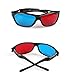Red-Blue/Cyan Anaglyph 3D Glasses 3D Movie Game-Extra Upgrade Style 2Pcs in