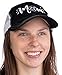 Ann Arbor T-shirt Co. Soccer Mom Hat | Cute Team Color Fan Cap for Women Black Red Blue Green Purple - Black