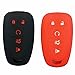 2Pcs Coolbestda 5buttons Smart Key Cover Case Fob Protector Remote Keyless Jacket for Chevrolet 2019 2020 2021 2022 2023 2024 Chevy Malibu Camaro Equinox Trax Traverse Sonic Cruze Volt Spark