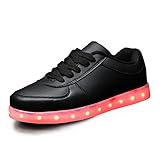 ToLFE Kids Boys Girls LED Light Shoes USB Charging Luminous Flashing Sneakers