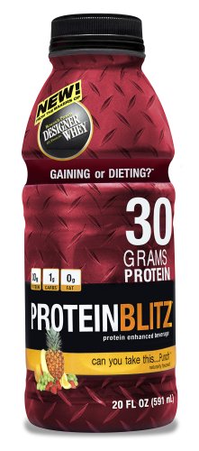 Designer Protein Protein Blitz - Can You Take This . . . Punch, 20 Ounce Units (Pack of 12)