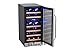 EdgeStar CWR263DZ 15 Inch Wide 23 Bottle Built-In Wine Cooler with Dual Cooling Zones