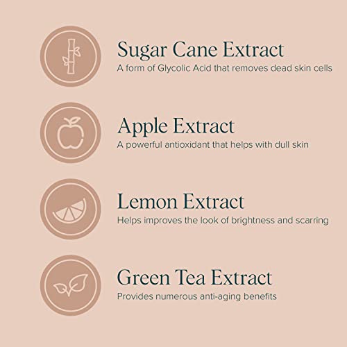 DRMTLGY Microdermabrasion Facial Scrub and Face Exfoliator. Natural Non