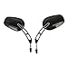 XMT-MOTO Black Rear View Mirrors Mirror fits for Harley Davidson FLSTC FXDB Dyna FXDF FLSTF