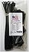 400 Assorted Cable Ties, Manufactured using UV Resistant Virgin Nylon. 4”, 8” and 11” UV Black Premium Zip Ties by USA Strong Products (4