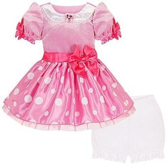 Disney Exclusive Minnie Mouse Costume for Baby Girls - Pink 3-6m