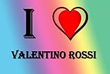 I HEART VALENTINO ROSSI FRIDGE MAGNET